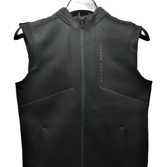 Under Armour Golf Coldgear Vest Size Small Black - Picture 1 of 1